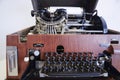 Typewritertelex machine Royalty Free Stock Photo