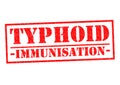 TYPHOID IMMUNISATION Royalty Free Stock Photo