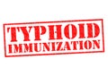TYPHOID IMMUNIZATION Royalty Free Stock Photo