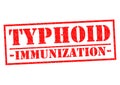 TYPHOID IMMUNIZATION Royalty Free Stock Photo