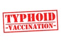 TYPHOID VACCINATION Royalty Free Stock Photo