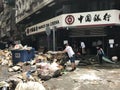 2017 Typhoon Hato Attack Aftermath Macau Flooding Destruction City Center Street Alley Disaster Tropical Storm Property Damagea