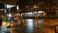 Typhoon and rainstorm in Hong Kong