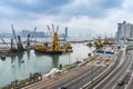 The Typhoon Shelter in Hong Kong