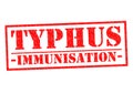 TYPHUS IMMUNISATION Royalty Free Stock Photo