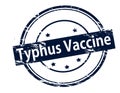 Stamp with text Typhus vaccine Royalty Free Stock Photo