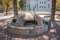 Typical albanian bunker in Korca