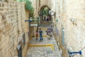 Typical alley in Jaffa