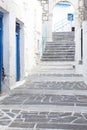 Typical alley with steps, Greece