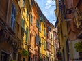 Typical alley of the village of Portovenere in Liguria