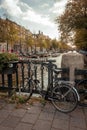 Typical Amsterdam Scene on a Nice and Sunny Afternoon