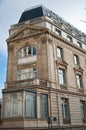 Typical ancient parisian Building in Paris