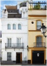 Typical Andalusian house in Seville, Spain