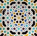 Typical Andalusian mosaic, Spain Royalty Free Stock Photo