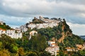 Andalusian white village pueblo blanco Casares, Andalusia, Spain Royalty Free Stock Photo