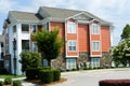 Typical apartment building in suburban area Royalty Free Stock Photo