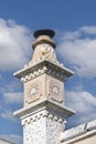 Typical architecture of Algarve chimneys Royalty Free Stock Photo