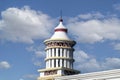 Typical architecture of Algarve chimneys Royalty Free Stock Photo