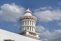 Typical architecture of Algarve chimneys Royalty Free Stock Photo