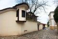 Typical architecture,historical medieval houses,Old city Royalty Free Stock Photo