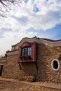 Typical architecture,historical medieval houses,Old city Royalty Free Stock Photo