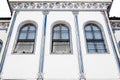 Typical architecture in the old town, Plovdiv Royalty Free Stock Photo