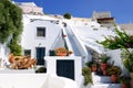 Santorini white houses