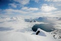 Typical Arctic winter landscape - Spitsbergen