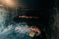 Typical Argentinian barbecue or asado.