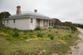 Typical Australian weathered beach house Royalty Free Stock Photo