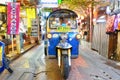 Typical auto rickshaw taxi tuk tuk in Bangkok