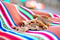 Typical aymara food for all saints day called quispina. Royalty Free Stock Photo