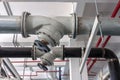 Typical Balancing valve installation for chilled water pipe apply for chillers system