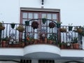 Typical balcony of Mijas .Andalusia