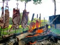 Typical barbecue from the south of Brazil
