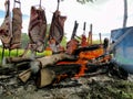 Typical barbecue from the south of Brazil