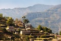 Typical Beautiful village in Nepal