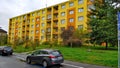 A typical block of flat in housing estate area in Prague Royalty Free Stock Photo