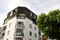 Typical block of flats and a penthouse in the Hackney district in east London, England, United Kingdom