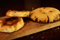 Typical breakfast from Latin America coffee and bread