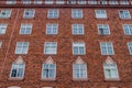 Typical brick house in Helsinki, Finla