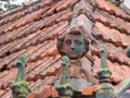 Typical Brick Roof Ornament, Madeira Island, Portugal, Europe