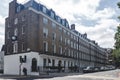 Typical British brick townhouses, London, UK