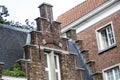 The medieval architecture of Bruges, details of the buildings Royalty Free Stock Photo