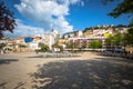 Typical building the center of Lisbon, Portugal Royalty Free Stock Photo