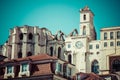 Typical building the center of Lisbon, Portugal Royalty Free Stock Photo