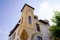 Typical building tower basque house in Biarritz bask Country in France region southwest Royalty Free Stock Photo