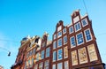 Typical buildings in Amsterdam. Netherlands Royalty Free Stock Photo