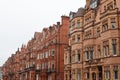 Typical buildings of the Chelsea district in London