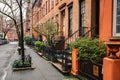 Typical buildings in Greenwich Village Royalty Free Stock Photo